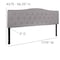 Flash Furniture King, Cambridge Headboard, Gray Fabric HG-HB1708-K-LG-GG - alternate 7